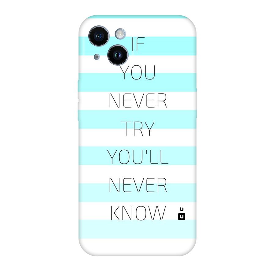 Try Know Original Polycarbonate Back Case for iPhone 14