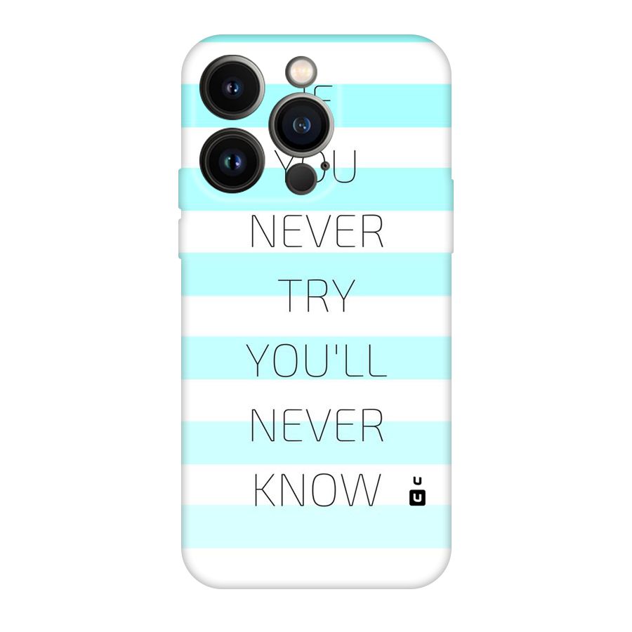 Try Know Original Polycarbonate Back Case for iPhone 14 Pro