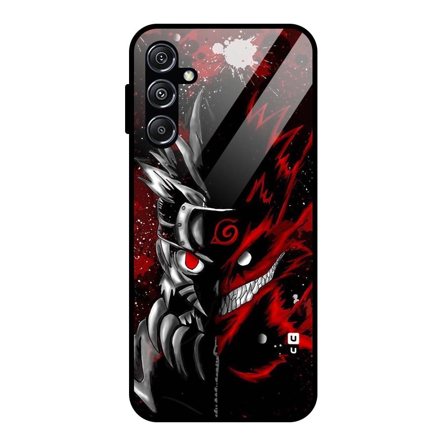 Two Face Naruto Glass Back Case for Galaxy M34 5G