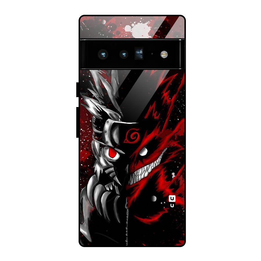Two Face Naruto Glass Back Case for Google Pixel 6 Pro