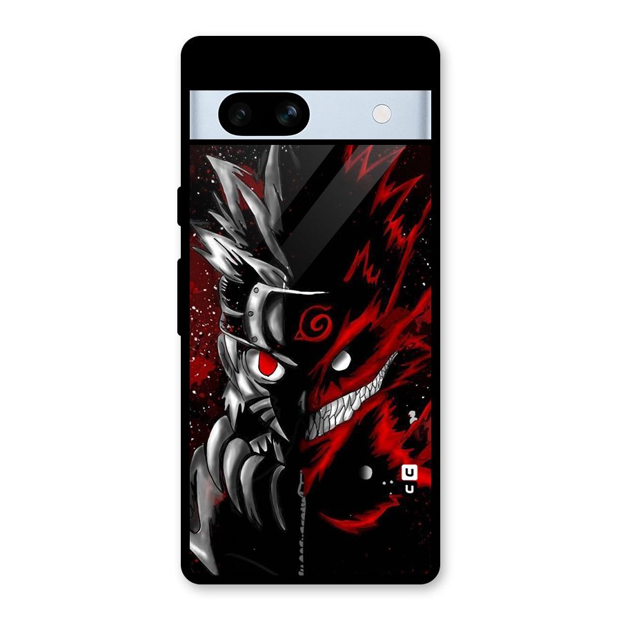 Two Face Naruto Glass Back Case for Google Pixel 7a