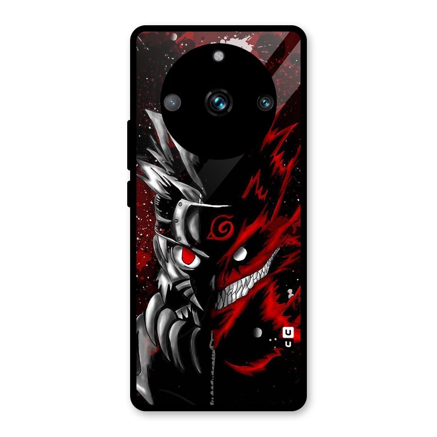 Two Face Naruto Glass Back Case for Realme 11 Pro