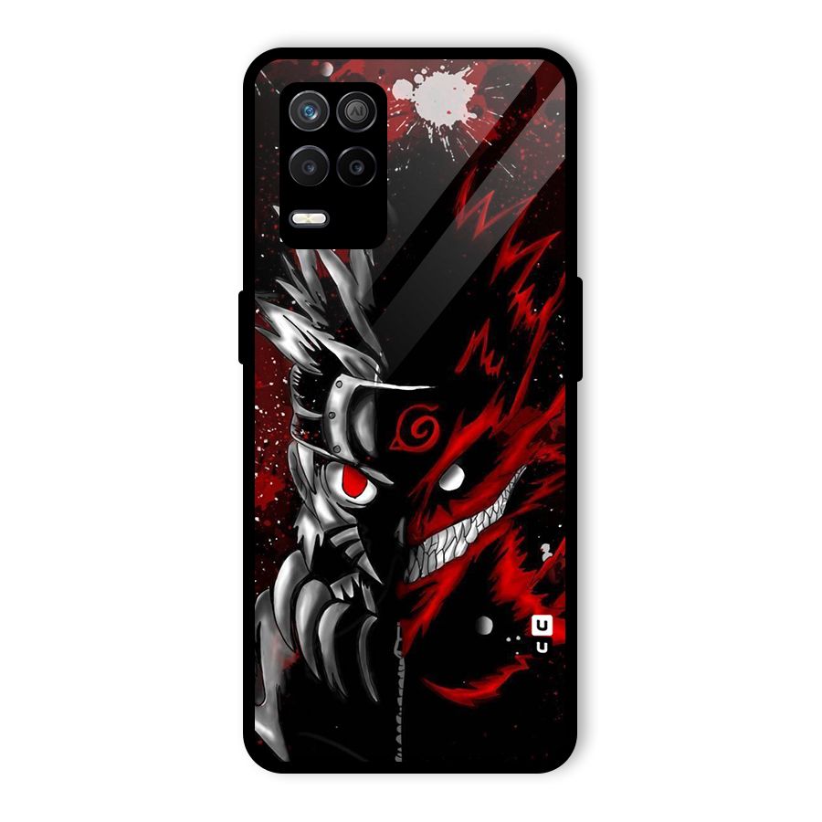 Two Face Naruto Glass Back Case for Realme 8s 5G