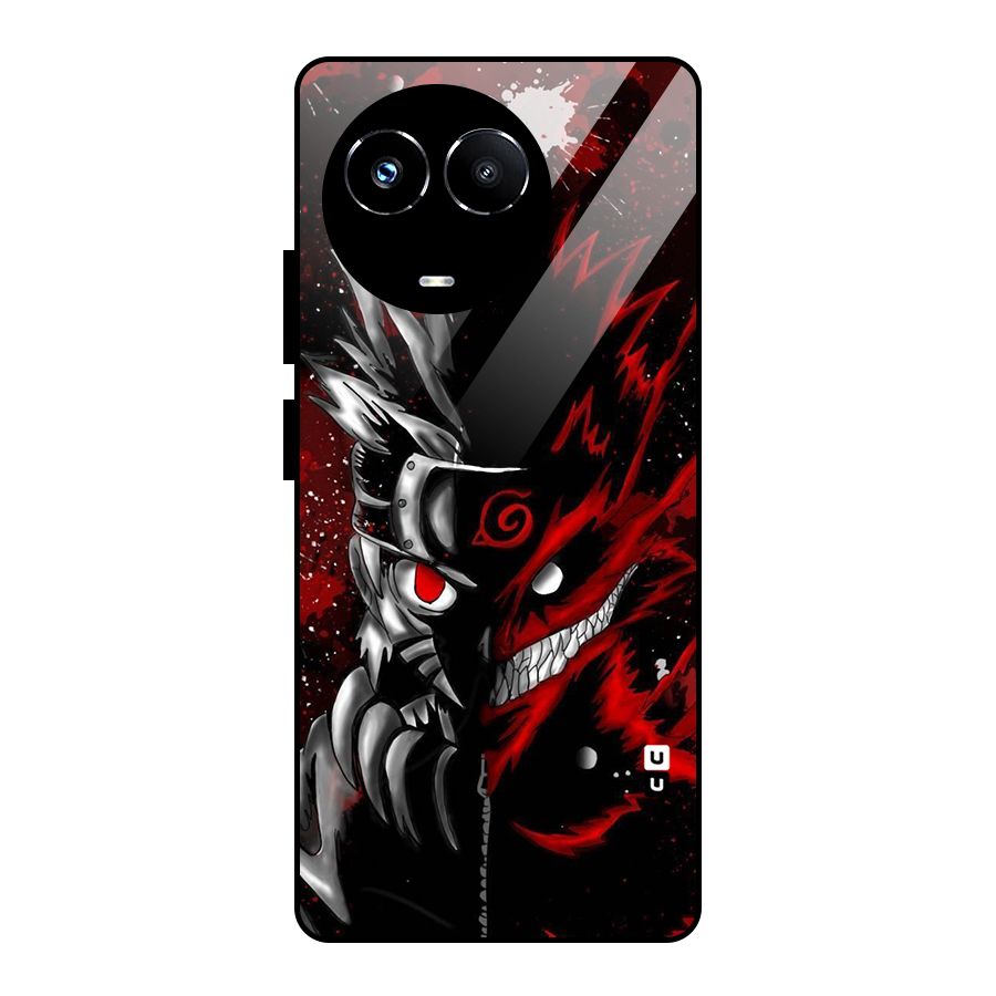 Two Face Naruto Glass Back Case for Realme Narzo 60X