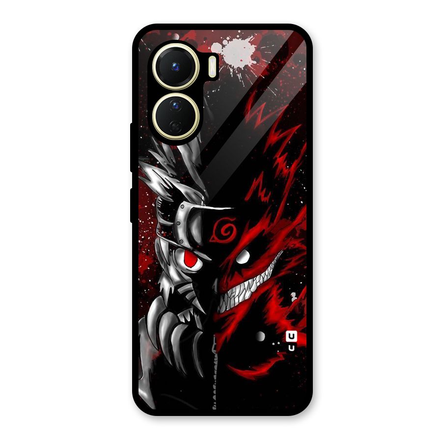 Two Face Naruto Glass Back Case for Vivo Y16
