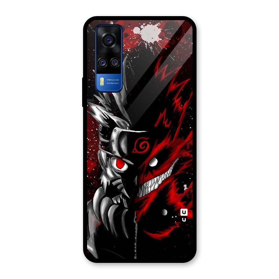 Two Face Naruto Glass Back Case for Vivo Y31