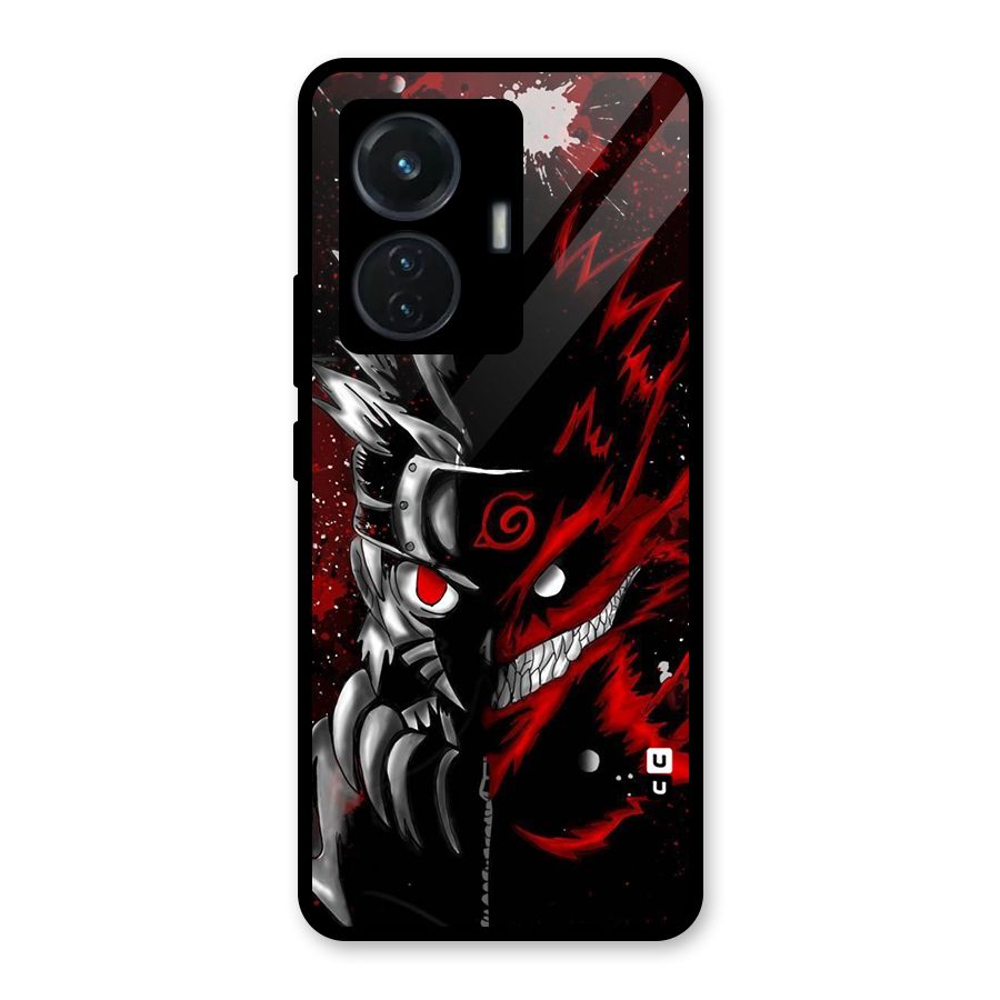Two Face Naruto Glass Back Case for iQOO Z6 44W