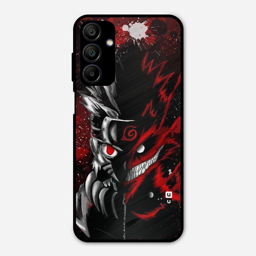 Two Face Naruto Metal Back Case for Galaxy A15 5G