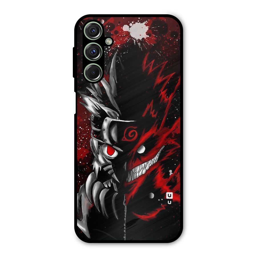 Two Face Naruto Metal Back Case for Galaxy F34