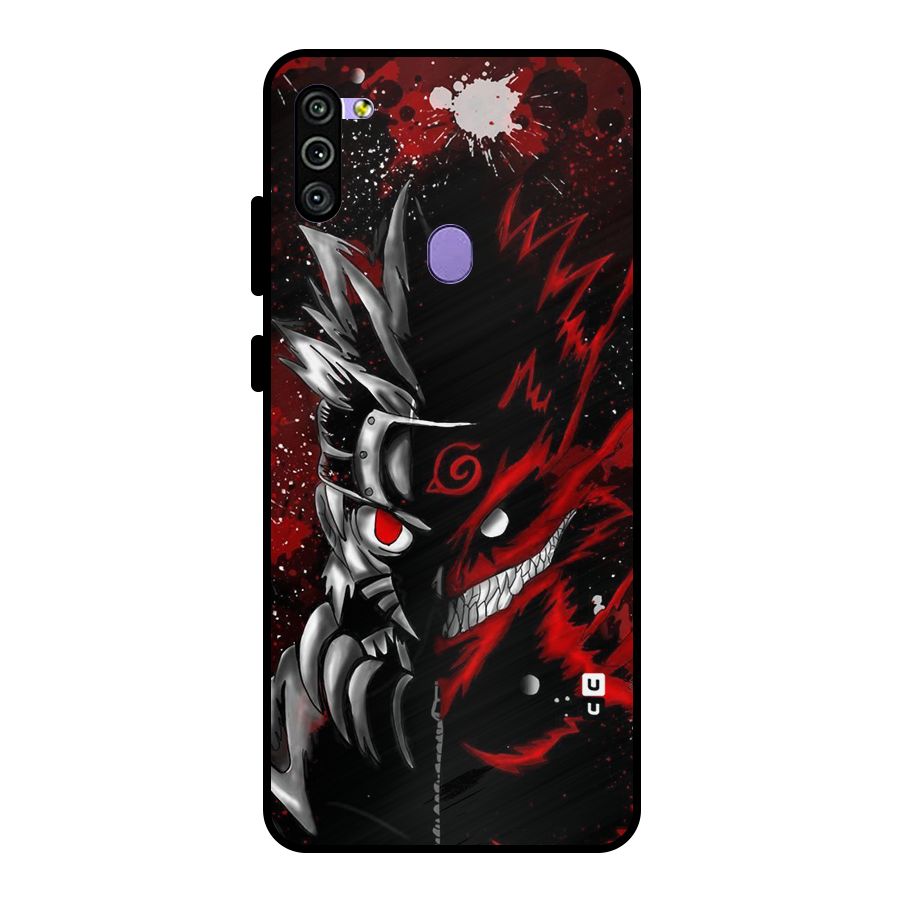 Two Face Naruto Metal Back Case for Galaxy M11
