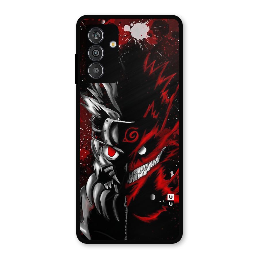 Two Face Naruto Metal Back Case for Galaxy M14 5G
