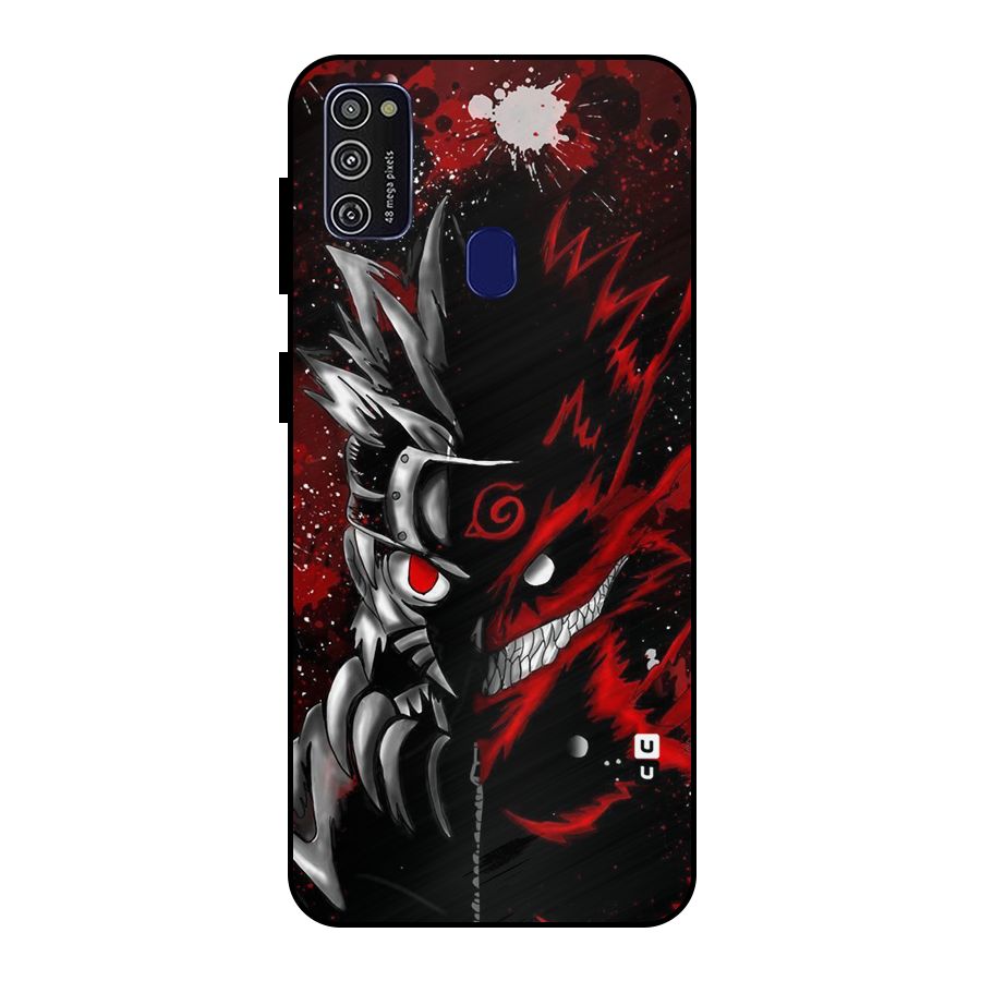 Two Face Naruto Metal Back Case for Galaxy M21