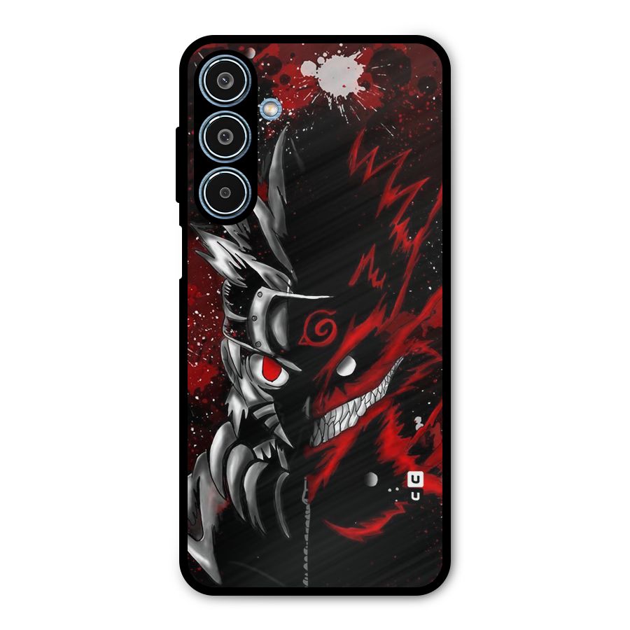 Two Face Naruto Metal Back Case for Galaxy M35