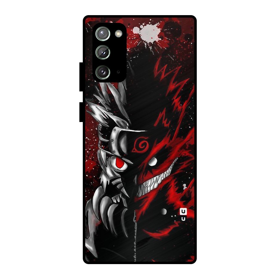Two Face Naruto Metal Back Case for Galaxy Note 20