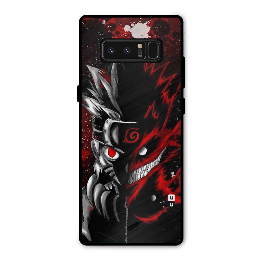 Two Face Naruto Metal Back Case for Galaxy Note 8