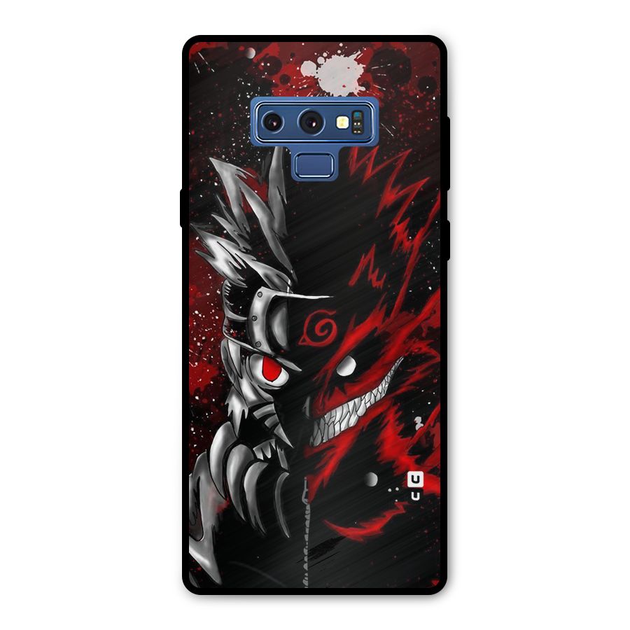 Two Face Naruto Metal Back Case for Galaxy Note 9
