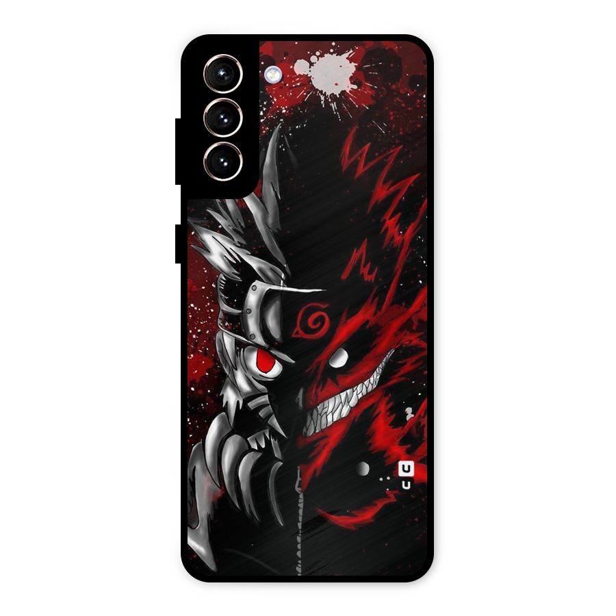 Two Face Naruto Metal Back Case for Galaxy S21 Plus