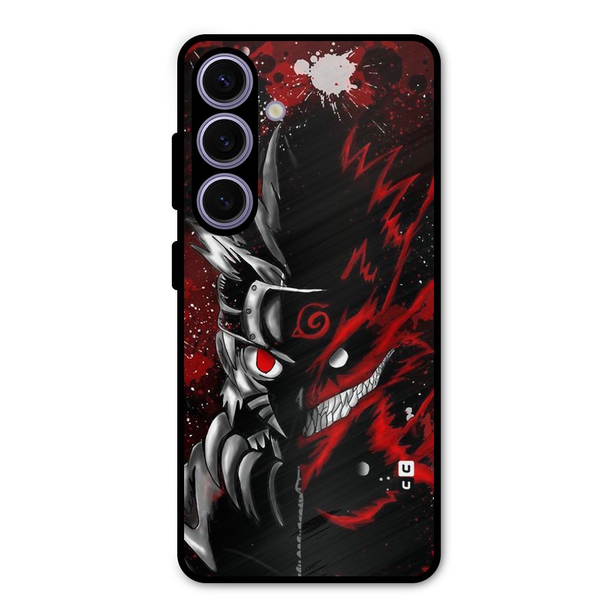 Two Face Naruto Metal Back Case for Galaxy S24