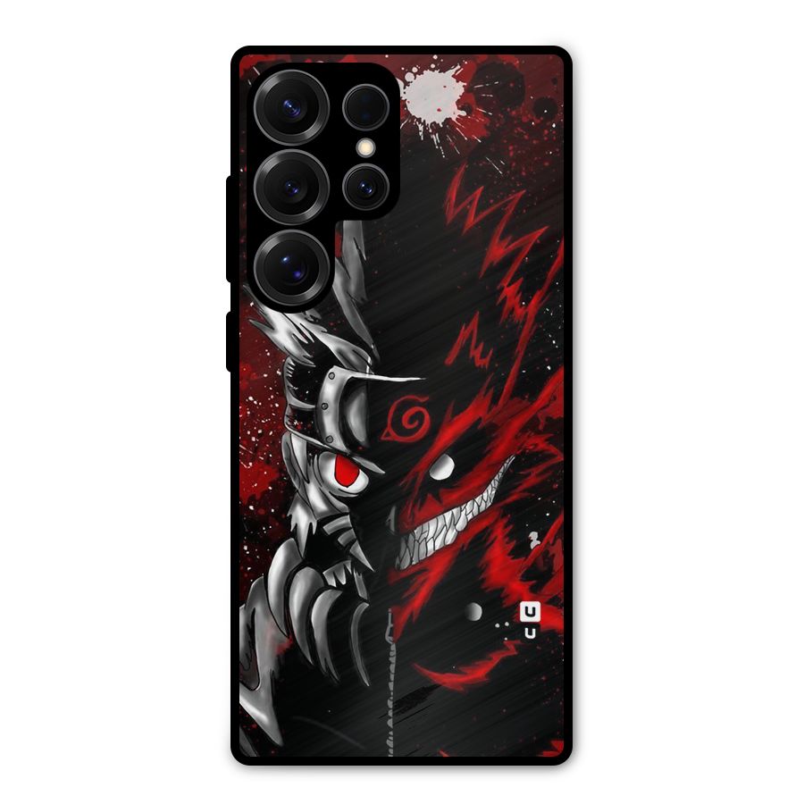 Two Face Naruto Metal Back Case for Galaxy S25 Ultra