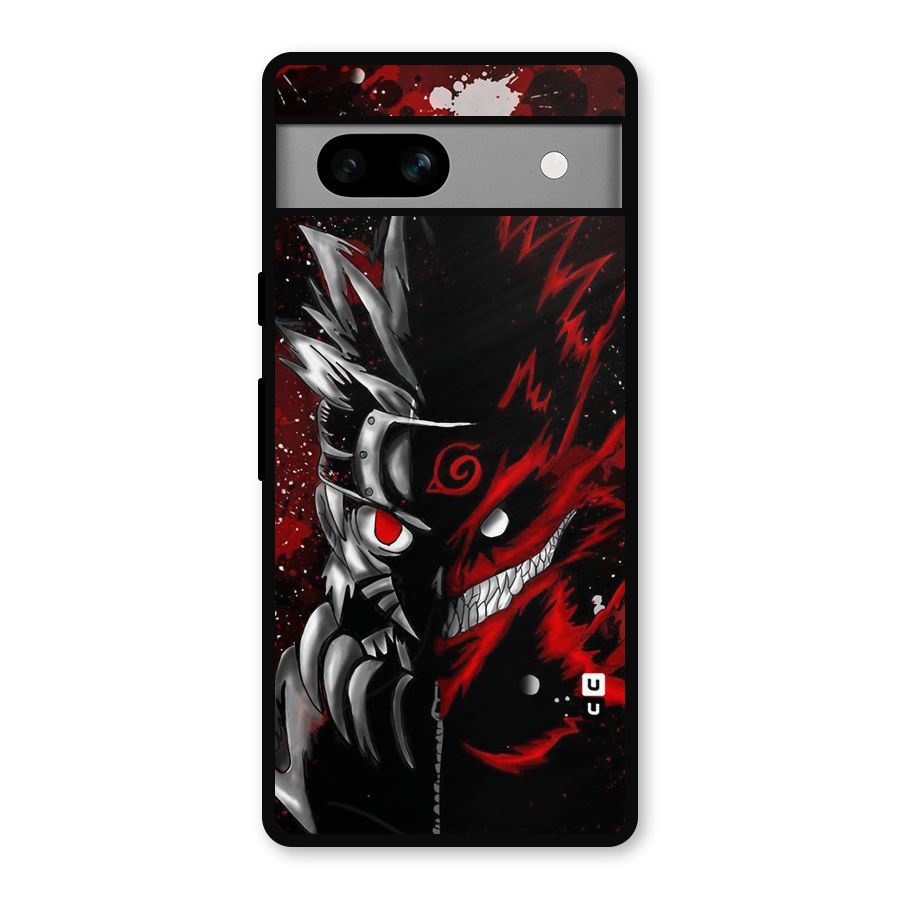 Two Face Naruto Metal Back Case for Google Pixel 7a