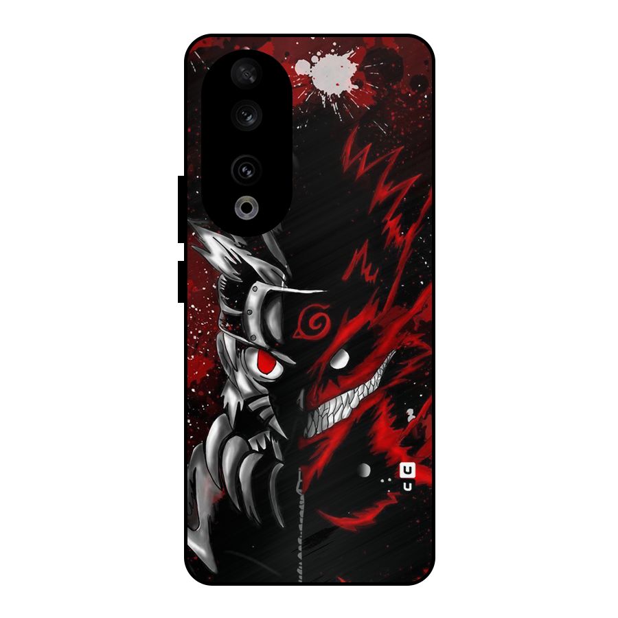 Two Face Naruto Metal Back Case for Honor 90