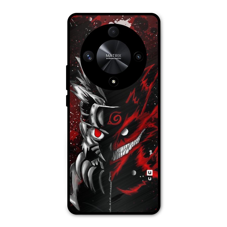 Two Face Naruto Metal Back Case for Honor X9b