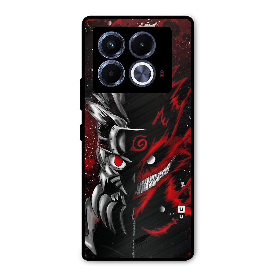 Two Face Naruto Metal Back Case for Infinix Note 40 5G