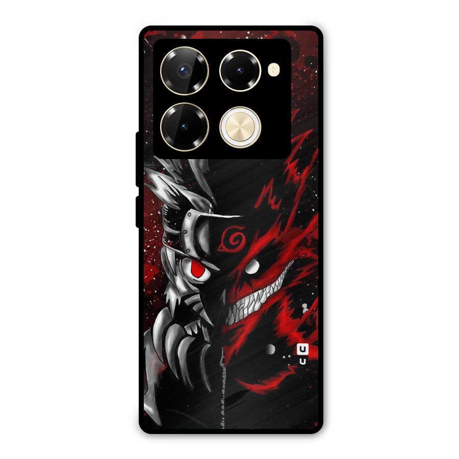 Two Face Naruto Metal Back Case for Infinix Note 40 Pro Plus