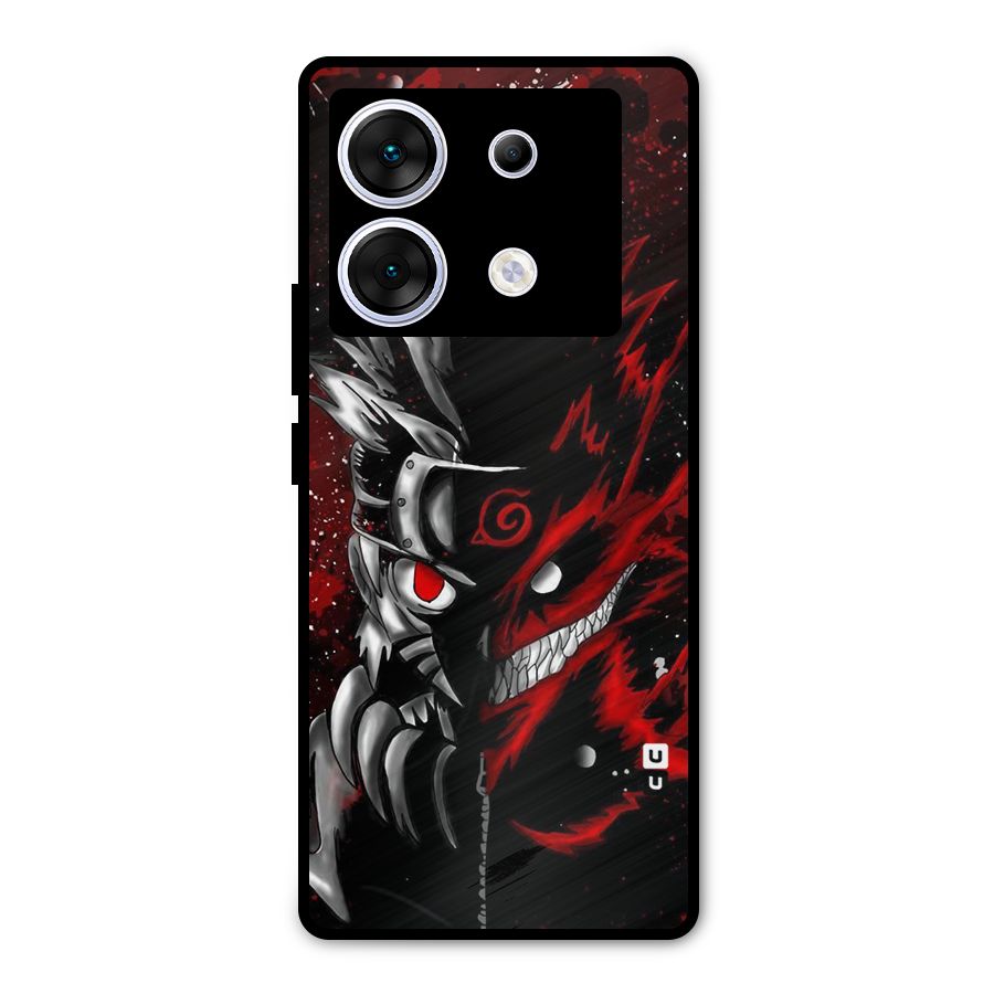 Two Face Naruto Metal Back Case for Infinix Zero 30 5G