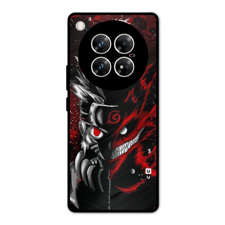 Two Face Naruto Metal Back Case for Infinix Zero 40 5G