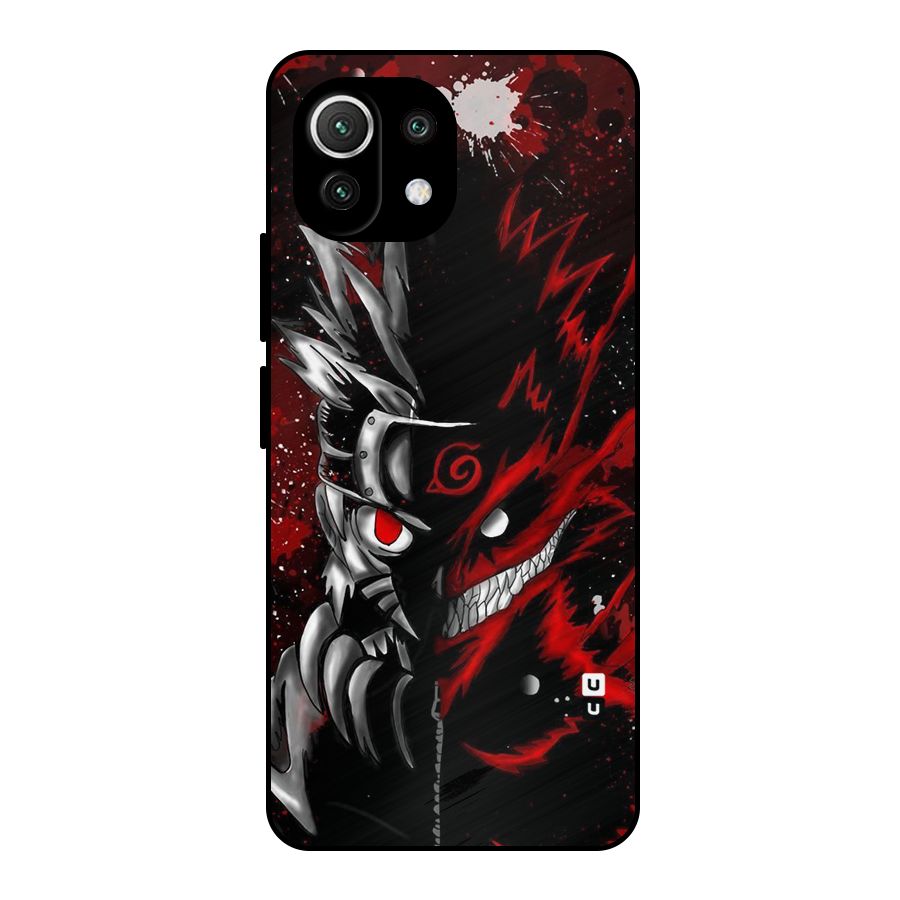 Two Face Naruto Metal Back Case for Mi 11 Lite