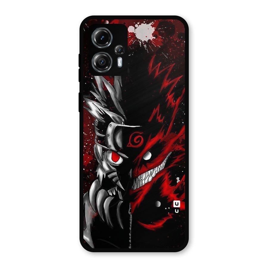 Two Face Naruto Metal Back Case for Moto G13