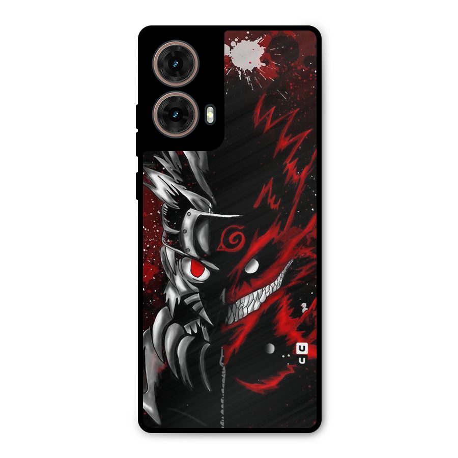 Two Face Naruto Metal Back Case for Moto G85