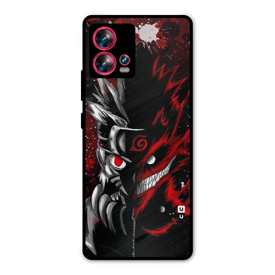 Two Face Naruto Metal Back Case for Motorola Edge 30 Fusion