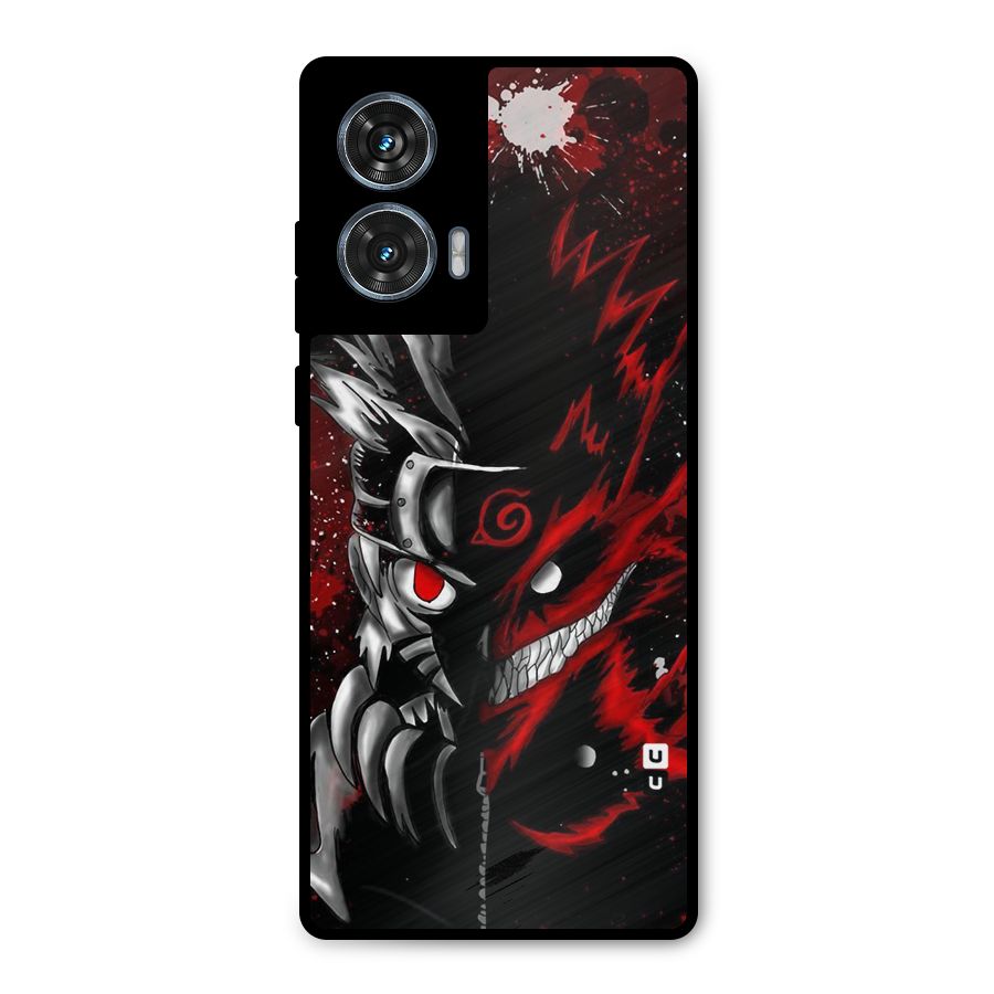Two Face Naruto Metal Back Case for Motorola Edge 50 Fusion