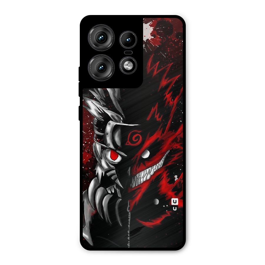 Two Face Naruto Metal Back Case for Motorola Edge 50 Pro