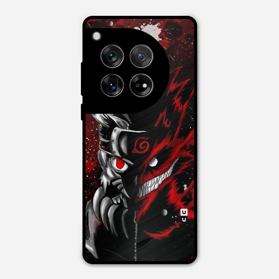 Two Face Naruto Metal Back Case for OnePlus 12