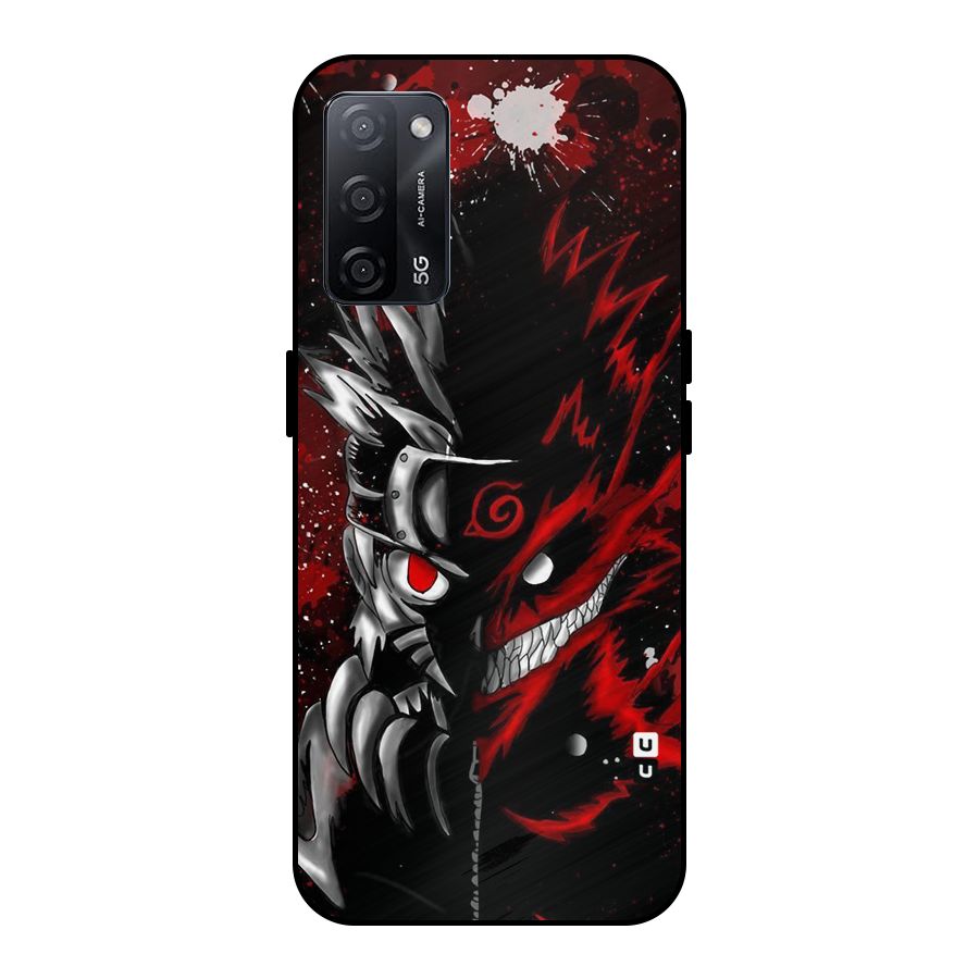 Two Face Naruto Metal Back Case for Oppo A53s 5G