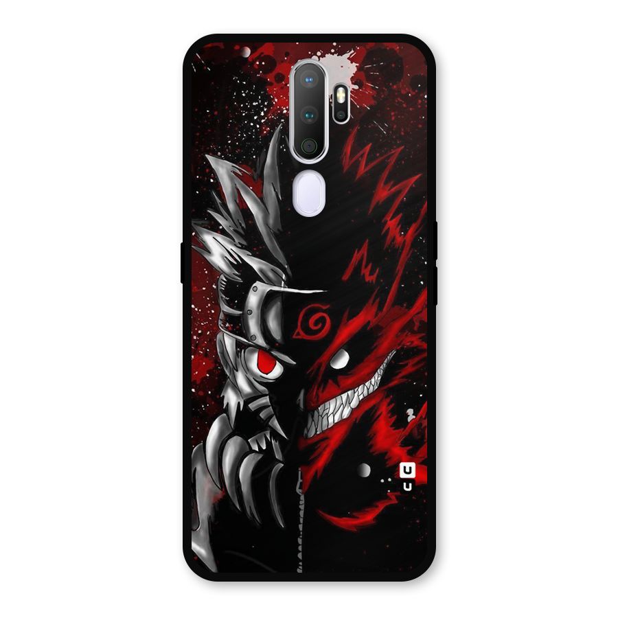 Two Face Naruto Metal Back Case for Oppo A5 (2020)