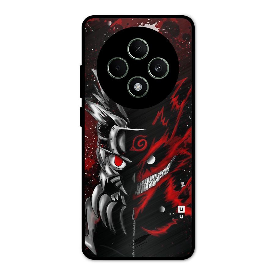 Two Face Naruto Metal Back Case for Oppo F27