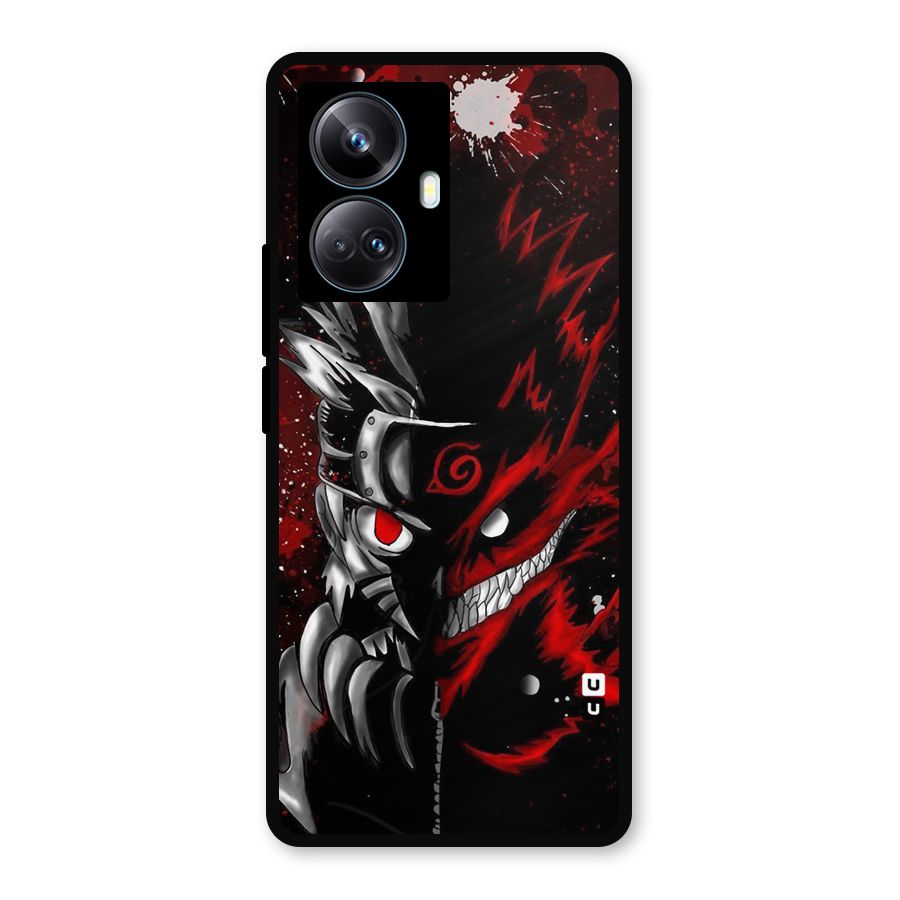 Two Face Naruto Metal Back Case for Realme 10 Pro Plus