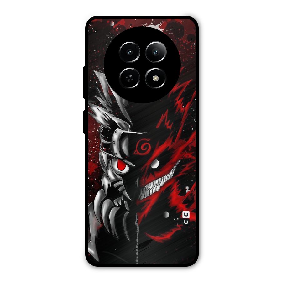 Two Face Naruto Metal Back Case for Realme 13