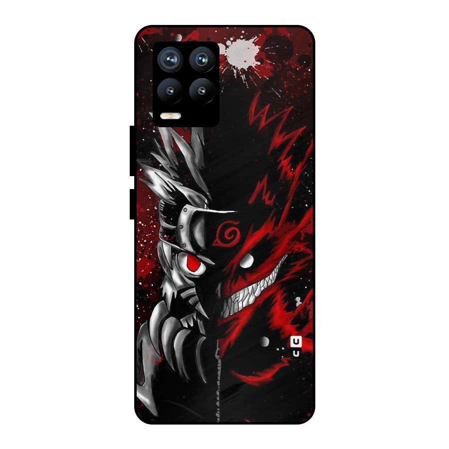 Two Face Naruto Metal Back Case for Realme 8