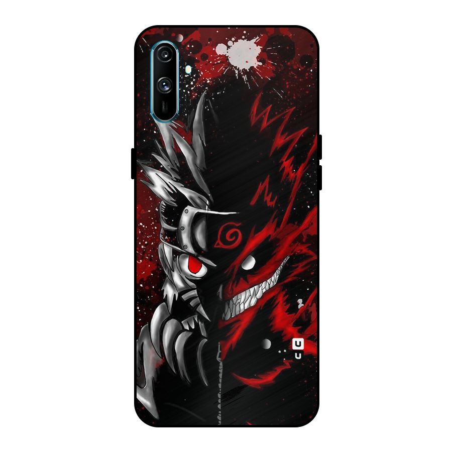 Two Face Naruto Metal Back Case for Realme C3