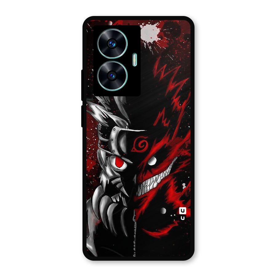 Two Face Naruto Metal Back Case for Realme C55