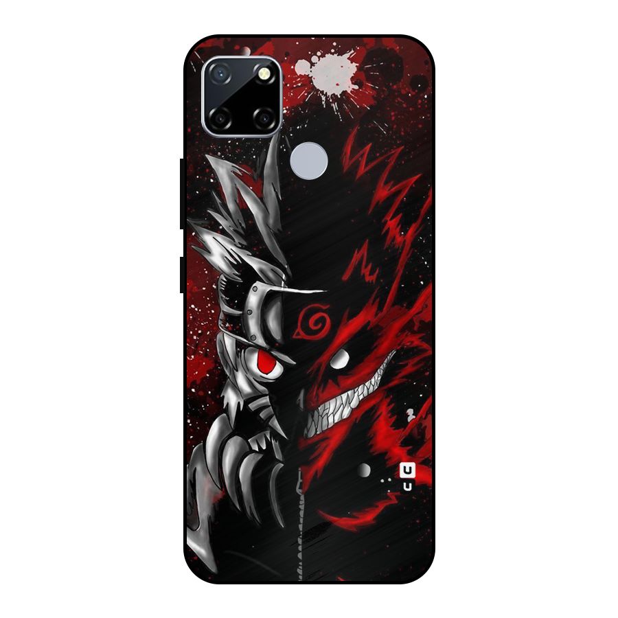 Two Face Naruto Metal Back Case for Realme Narzo 20