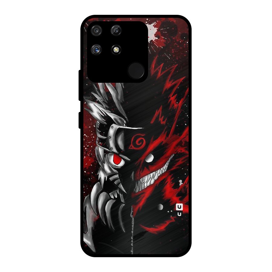 Two Face Naruto Metal Back Case for Realme Narzo 50A