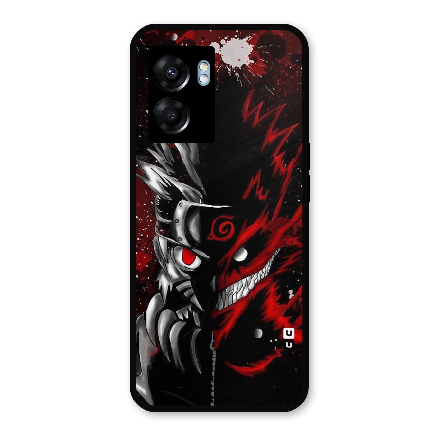 Two Face Naruto Metal Back Case for Realme Narzo 50 5G