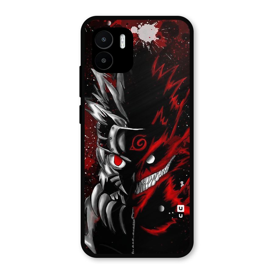 Two Face Naruto Metal Back Case for Redmi A2