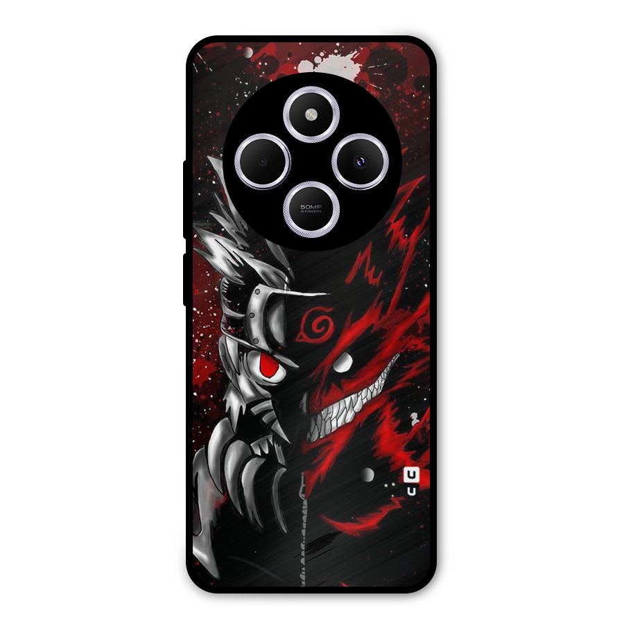 Two Face Naruto Metal Back Case for Redmi A4